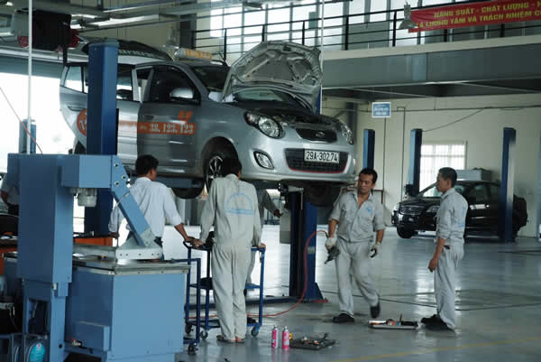 Xưởng sửa chữa ô tô tại TP Vinh Nghệ An